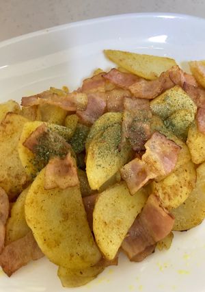 じゃがいもとベーコンのカレー炒め-レシピのメイン写真