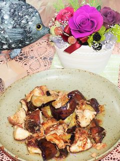 茄子と椎茸をフライパンで「無限」味に-レシピのメイン写真