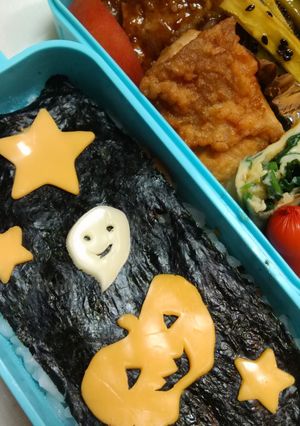 めーっちゃ簡単(笑)ハロウィンキャラ弁☆-レシピのメイン写真