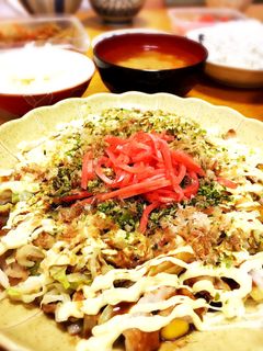 豚こまメイン簡単☆ダイエット!お好み焼き-レシピのメイン写真