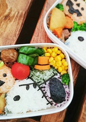 キャラ弁 ハロウィン スヌーピー-レシピのメイン写真