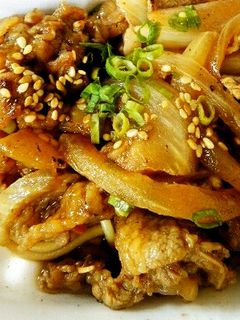 定番✿たまねぎと豚のしょうが焼き。-レシピのメイン写真