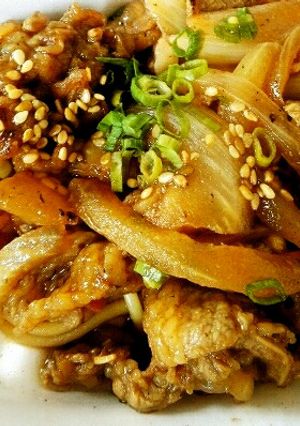 定番✿たまねぎと豚のしょうが焼き。-レシピのメイン写真
