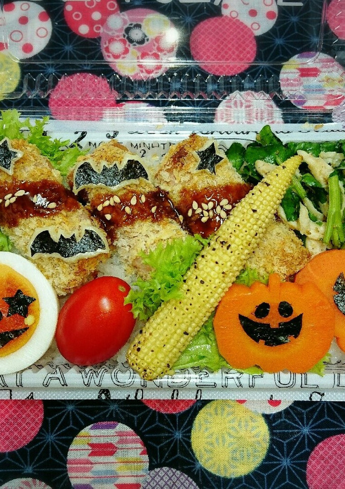 揚げない魚肉ソーセージフライのお弁当-レシピのメイン写真