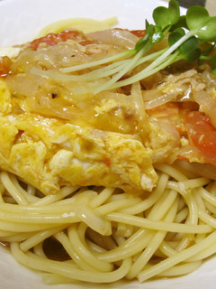 ふんわり卵のあんかけパスタ-レシピのメイン写真