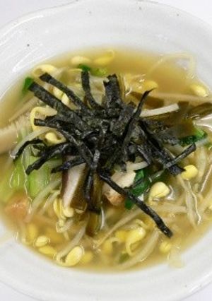 厚揚げと大豆モヤシのスープ-レシピのメイン写真