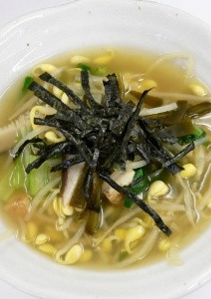 厚揚げと大豆モヤシのスープ-レシピのメイン写真