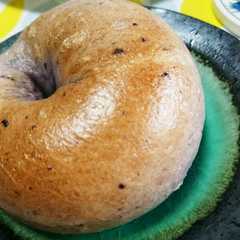 รูปของ 材料シンプル！簡単ブルーベリーベーグル