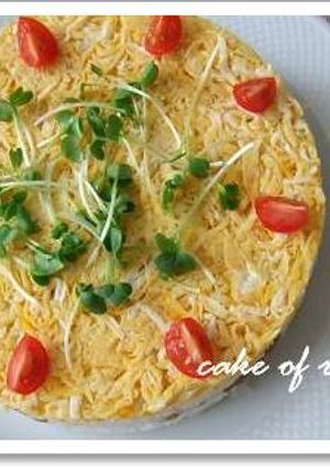*;*簡単！ツナそぼろのご飯ケーキ*;*-レシピのメイン写真