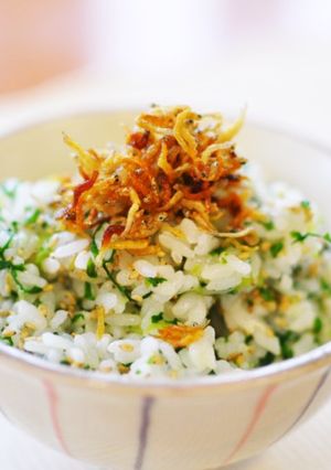 簡単にお野菜が摂れる!しろ菜の混ぜごはん-レシピのメイン写真