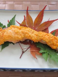 鮭のもみじ焼き-レシピのメイン写真