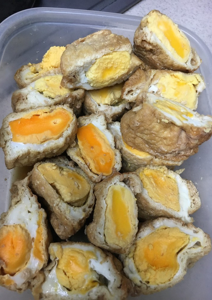 油揚げの卵きんちゃく煮-レシピのメイン写真