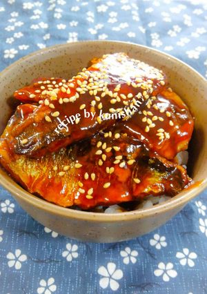 さんまの蒲焼き丼♪-レシピのメイン写真