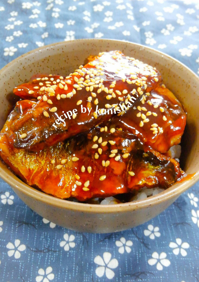 さんまの蒲焼き丼♪-レシピのメイン写真