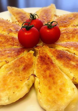 ケチャップで食べるパリパリ変わり餃子-レシピのメイン写真