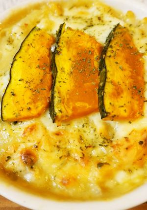 かぼちゃと鶏挽き肉のマカロニグラタン-レシピのメイン写真