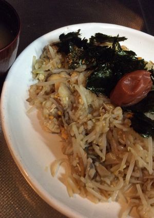 なめこ舞茸もやし炒めし-レシピのメイン写真