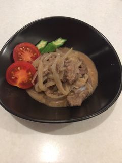 簡単ビーフストロガノフ風-レシピのメイン写真