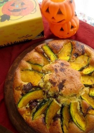南瓜と板チョコの焼きケーキ-レシピのメイン写真