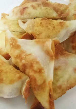 キャベツのシュウマイ皮揚げ-レシピのメイン写真