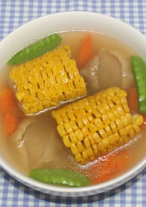 旨み濃縮☆乾燥とうもろこしで中華スープ-レシピのメイン写真