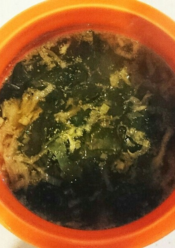 ワカメとキャベツの中華風スープ-レシピのメイン写真