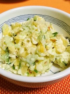 リンゴと柿のマヨネーズ和え-レシピのメイン写真