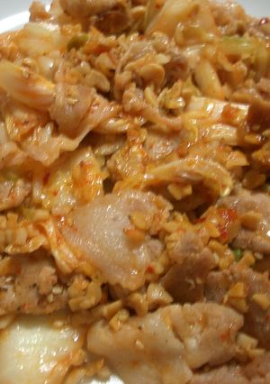 納豆in豚キムおいしいよ♪-レシピのメイン写真