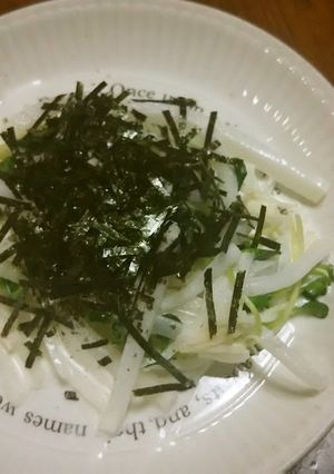 【社長のレシピ】居酒屋風大根サラダ☆-レシピのメイン写真