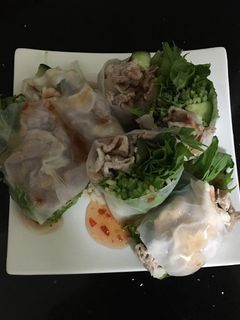 水菜と豚しゃぶの生春巻き♡-レシピのメイン写真