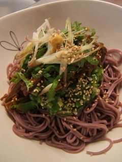 なめ茸と納豆とおくらの冷麦-レシピのメイン写真