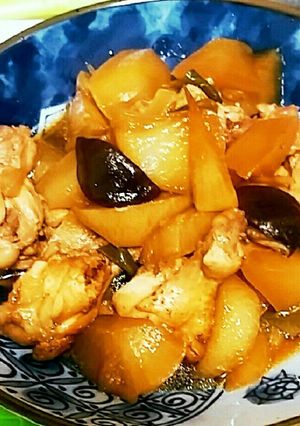 大根と手羽元の煮物-レシピのメイン写真