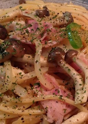しめじとベーコンの和風パスタ-レシピのメイン写真