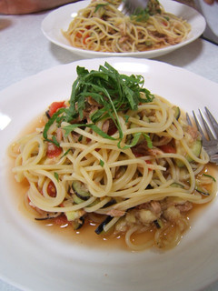 水ナスとトマトとツナの冷たいパスタ-レシピのメイン写真