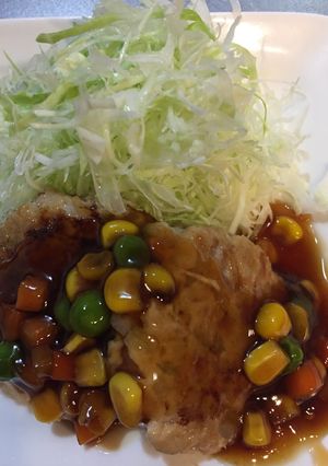 【味付けガッツリ】ハンバーグ(豚ミンチ)-レシピのメイン写真