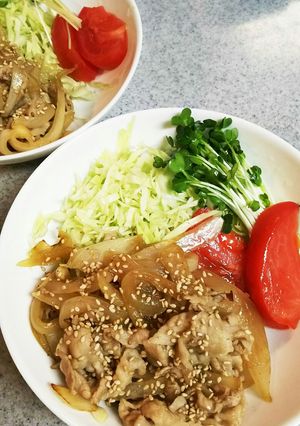 簡単＊豚バラしゃぶ肉と玉ねぎのポン酢炒め-レシピのメイン写真