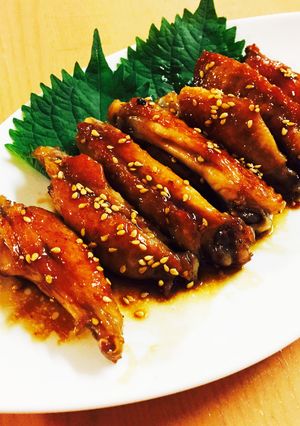 簡単!フライパンで甘辛チキンバー☆-レシピのメイン写真