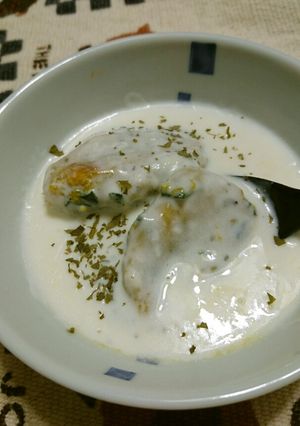 米粉かぼちゃニョッキの簡単ホワイトソース-レシピのメイン写真