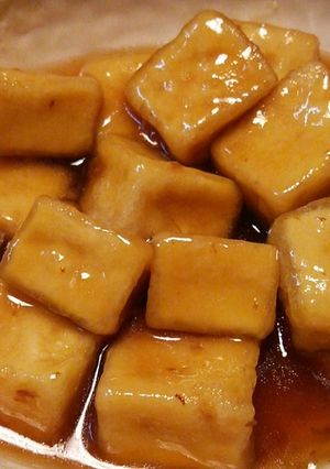 シンプル!!高野豆腐の揚げ煮-レシピのメイン写真