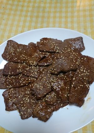▲鰻タレの牛レバー焼き-レシピのメイン写真