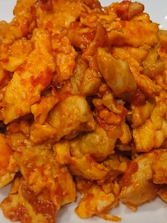 鶏と卵の親子チリソース-レシピのメイン写真