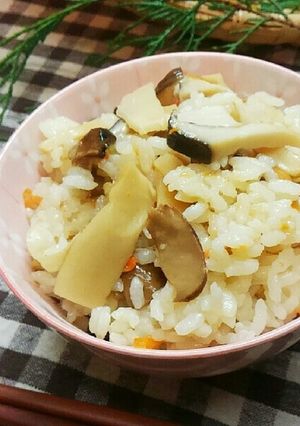 松茸ごはんの素で簡単✨エリンギ入り-レシピのメイン写真