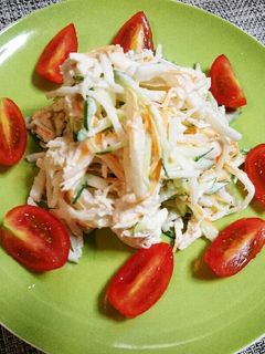 ささみ肉のシャキシャキサラダ-レシピのメイン写真