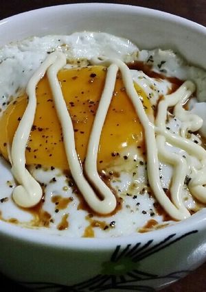 スパムで即席、カフェオレボールロコモコ-レシピのメイン写真