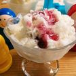 粉ミルク大量消費☆ミルクかき氷