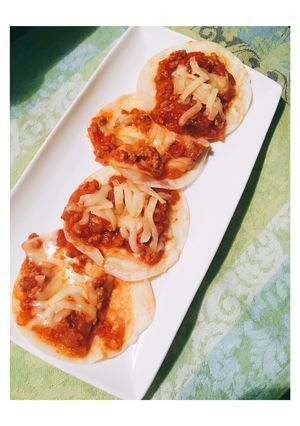 餃子の皮で♪簡単ピッツァ✨-レシピのメイン写真
