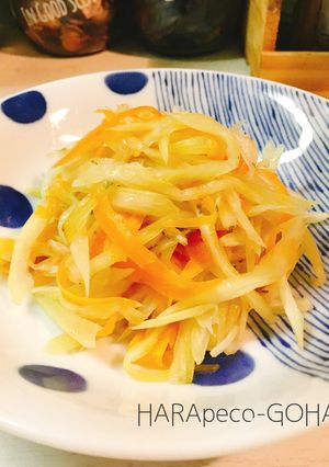 レンチンだけ！セロリと人参のきんぴら。-レシピのメイン写真