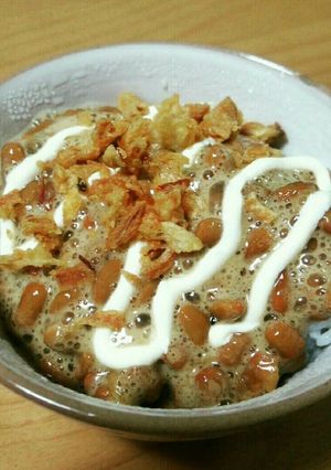 サクサク新感覚！簡単 朝食 納豆ごはん-レシピのメイン写真