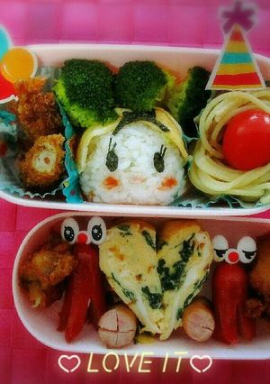 簡単！ディズニーツムツムアリスキャラ弁-レシピのメイン写真