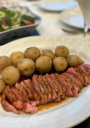 〃鴨のロースト 赤ワインバルサミコソース-レシピのメイン写真